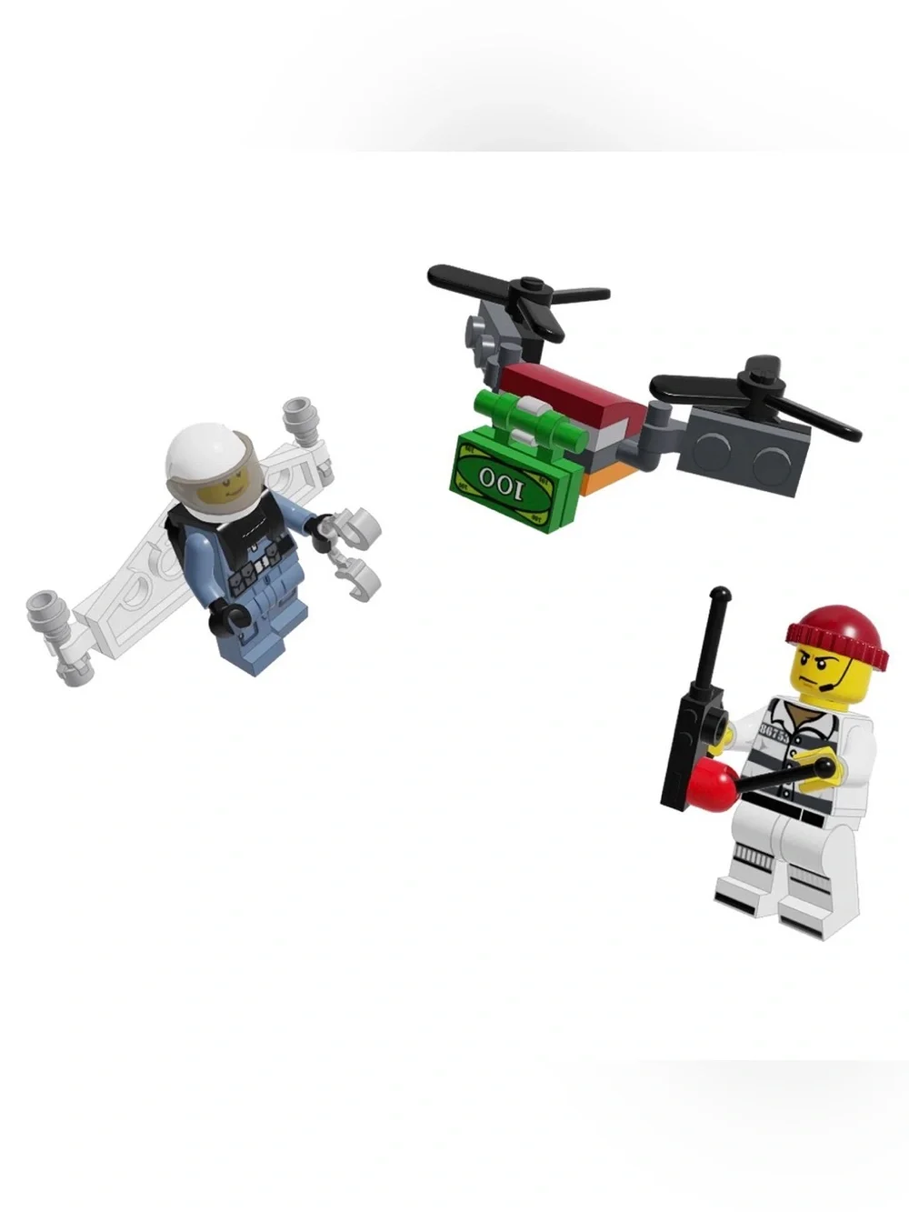 New & Sealed Lot of 3 Lego City RETIRED Polybags